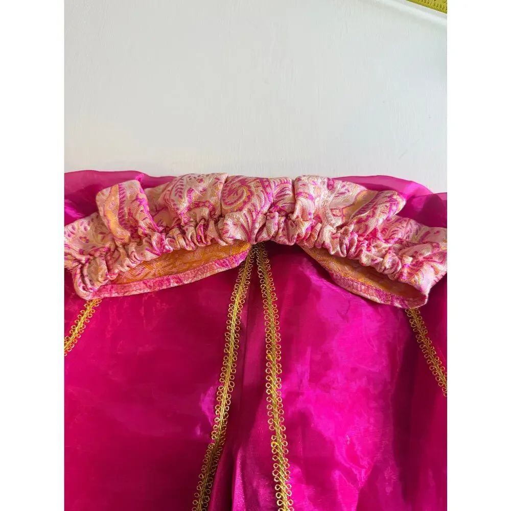 Disney Store Princess Jasmine Pink Costume Live Action Aladdin Girls Medium 7/8 - Picture 13 of 16